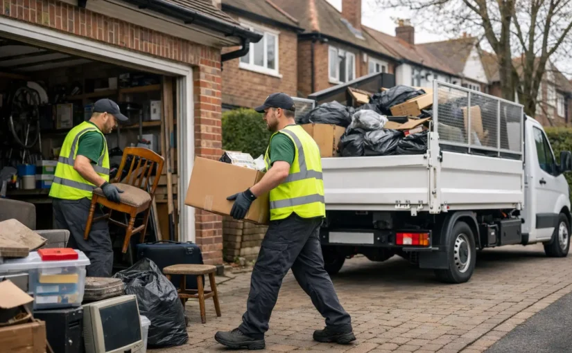 Garage Clearance in Finchley area of North London Done Properly